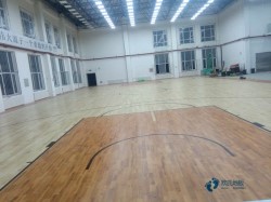 懸浮式運動館木地板施工工藝