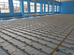 雙龍骨籃球場地木地板安裝公司