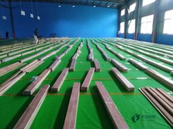 懸浮式籃球場地地板施工步驟