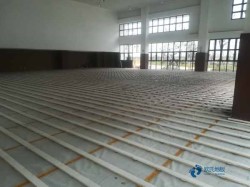 室內運動館木地板施工隊